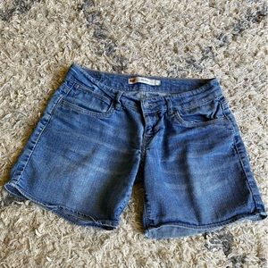 Levi’s Midi Denim Shorts